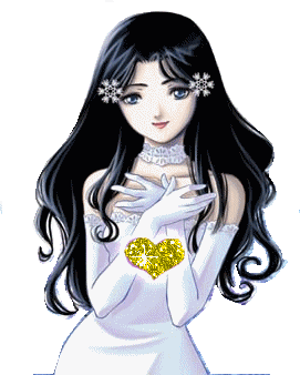 Glittering Girl Artwork.